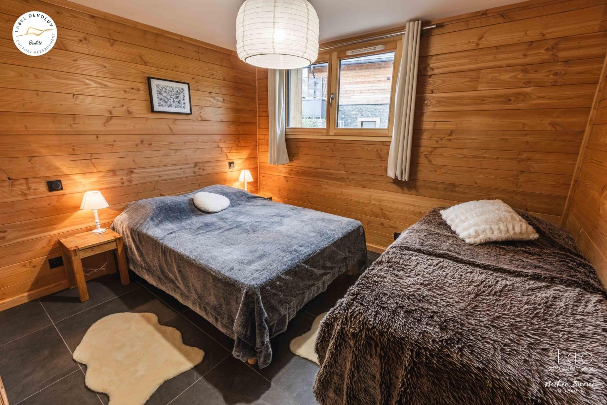 Appartement Lumineux Neuf Dans Bas De Chalet Le Douglas La Joue du Loup Exterior foto